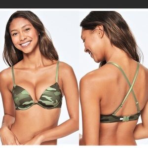 34A VS PINK Wear Everywhere Super Push Up Bras